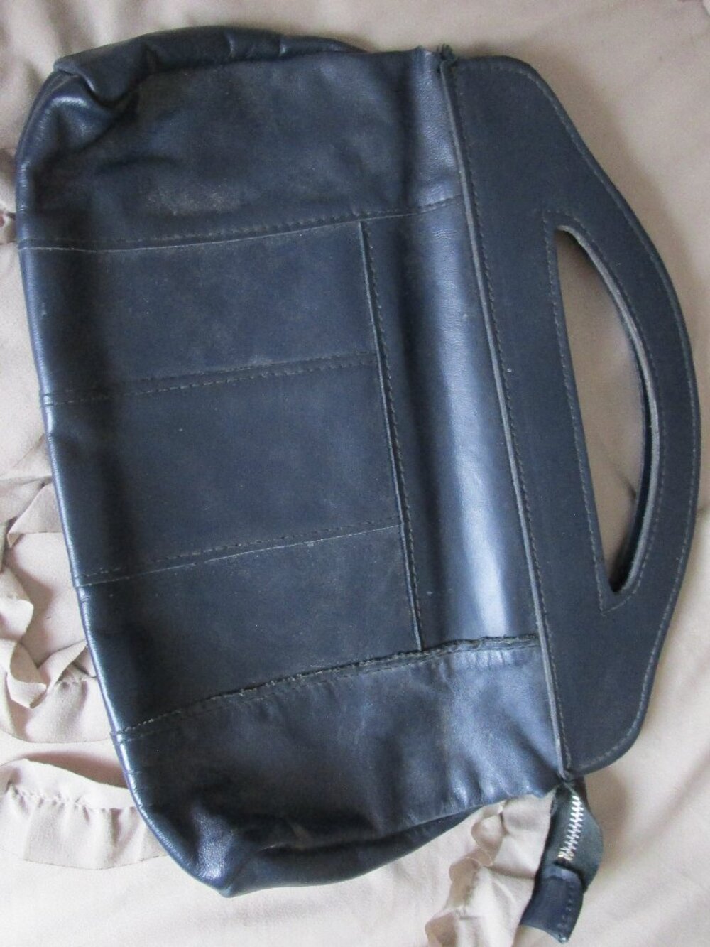 patchwork leather handbag
